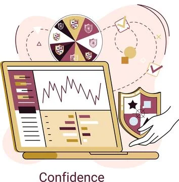 Data protection. Modern flat design style graphic elements. Shield with computer 스톡 일러스트