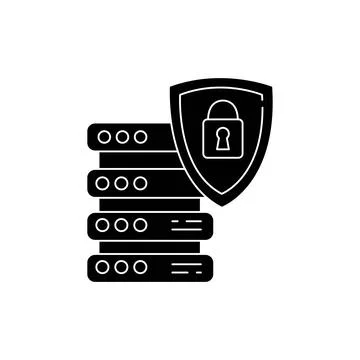 Data protection olor line icon. Pictogram for web page, mobile app, promo. Stock Illustration