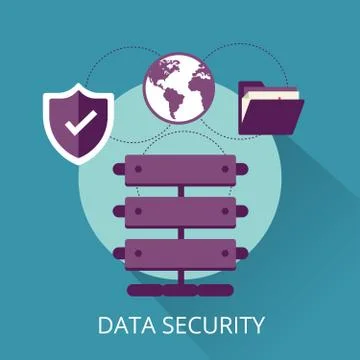 Data Protection Security Stock Illustration