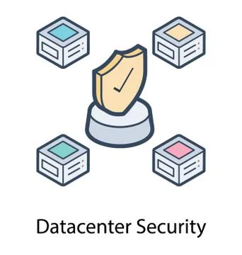 Data Protection Vector Stock Illustration