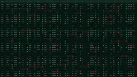 Data Quality Dashboard with Errors and Validation Alerts 库存插图