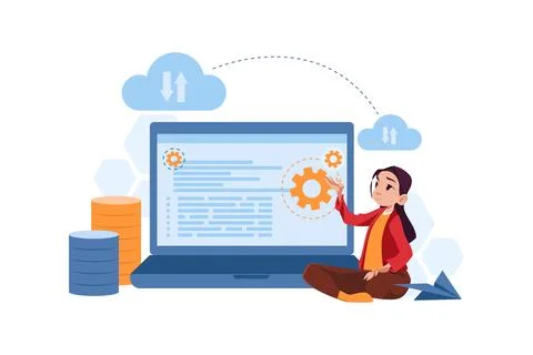 Data Recovery 스톡 일러스트