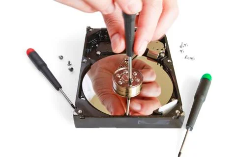 Data recovery 库存照片