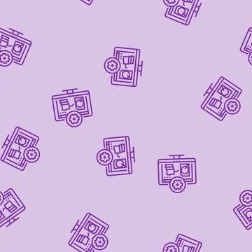 Data recovery repair computer line seamless pattern Stock Illustration