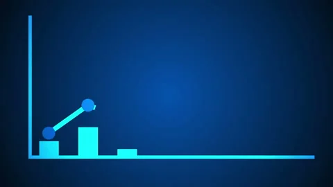 Data report bar graph and line graph cha... | Stock Video | Pond5