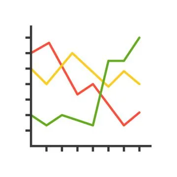 Data report icon concept, editable stroke outline Stock Illustration