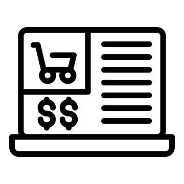 Data report icon outline vector. Fill form Stock Illustration