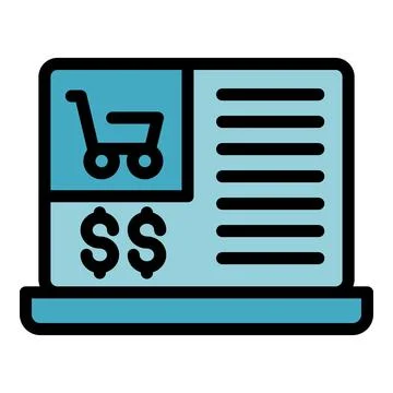 Data report icon vector flat Stock Illustration