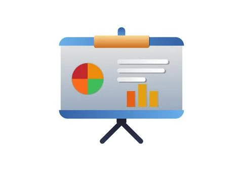 Data Report Infographic Vector イラスト素材