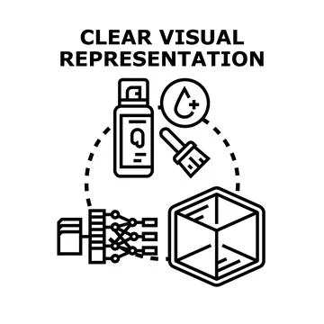 Data representation concept, visualization, and creative process developing イラスト素材