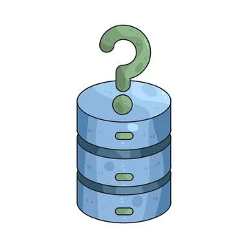 Data Request illustration Stock Illustration