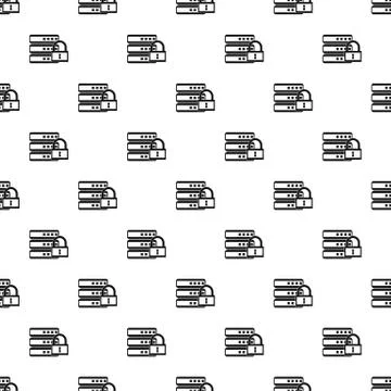 Data retention protection pattern, simple style Stock Illustration