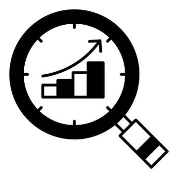 Data Review Dualtone Icon Stock Illustration
