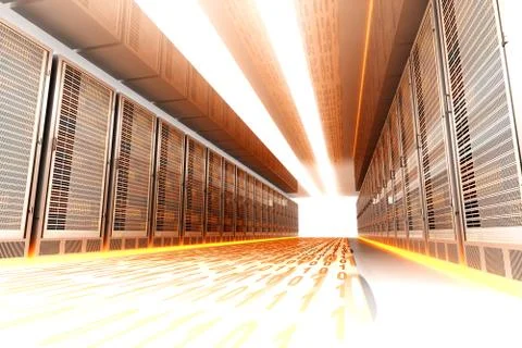 Data rush Stock-Illustration