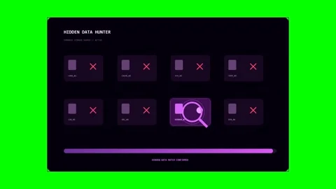 Data scanning animation interface stock footage Stock Footage 346981888