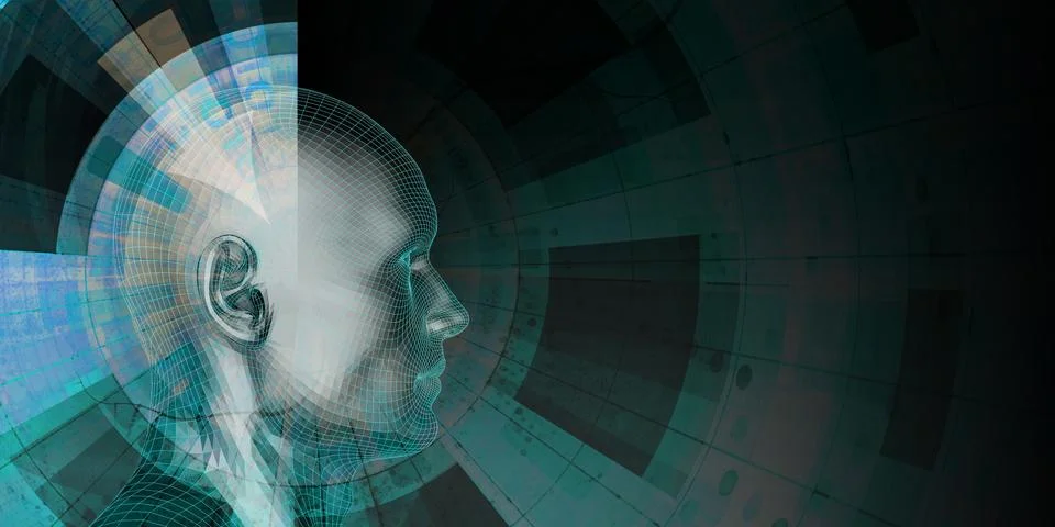 Data Science Abstract Stock Illustration