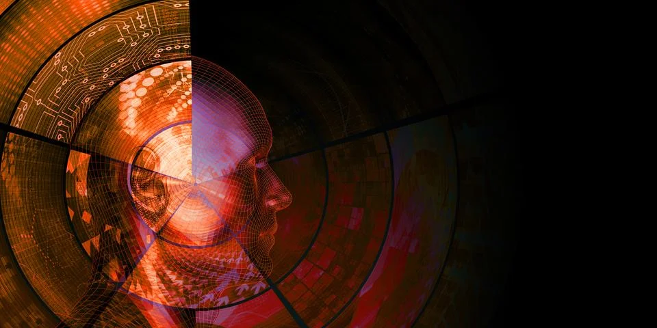 Data Science Abstract 스톡 일러스트