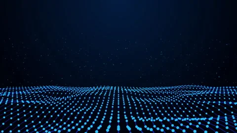 Data Science Background Abstract Digital Futuristic Network Particles Video stock 347121767