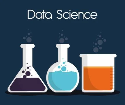 Data Science design , vector illustration Stock Illustration
