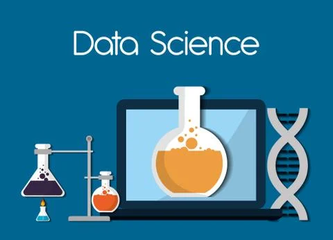 Data Science design , vector illustration Stock Illustration
