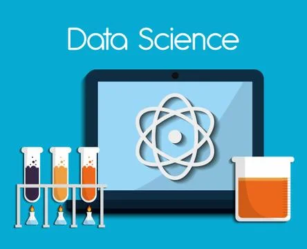 Data Science design , vector illustration Stock Illustration