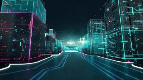 Data Science with digital technology concept Stock Footage 96788956