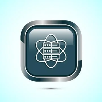Data science icon design illustration. Big data, digital tech icon, Gray Co.. 스톡 일러스트