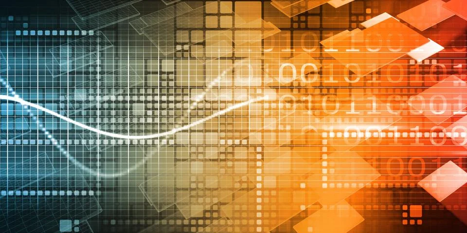 Data Science Illustrazione stock