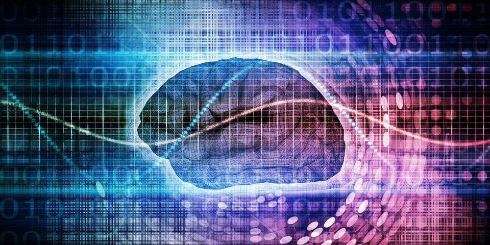 Data Science Machine Learning Stock Illustration