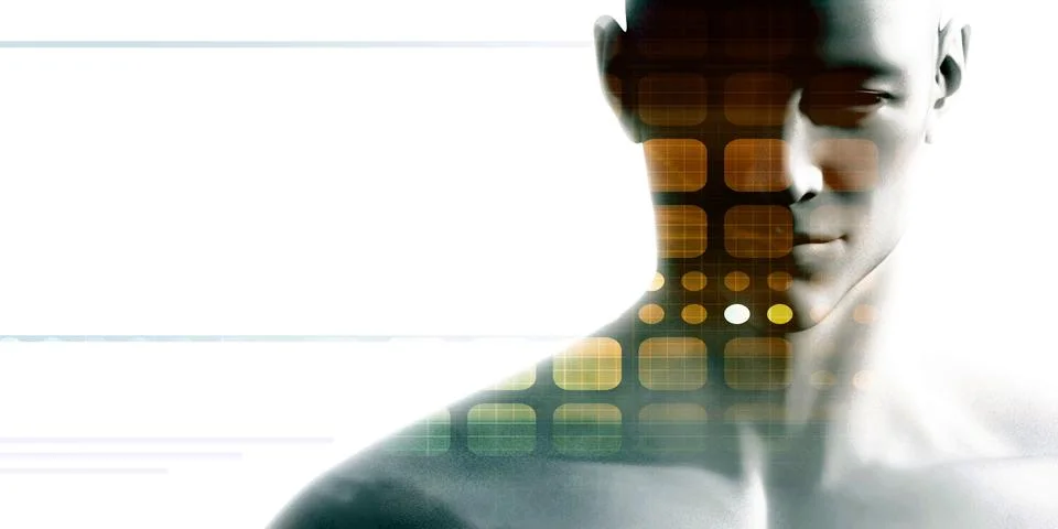 Data Science Machine Learning Illustrazione stock