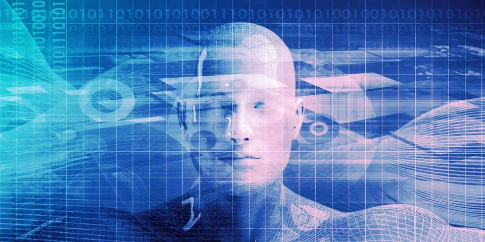 Data Science Machine Learning Stock Illustration