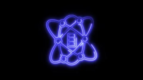 Data Science Outline Icon in HD Video Neon Animation  Technology and Resear Vídeos de archivo 304374998