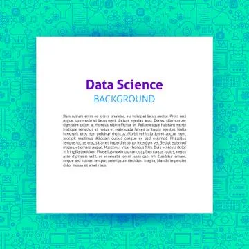 Data Science Paper Template イラスト素材