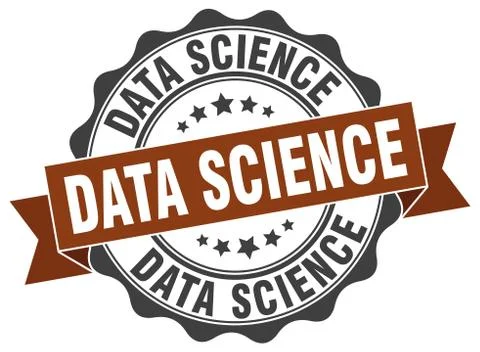 Data science stamp. sign. seal イラスト素材