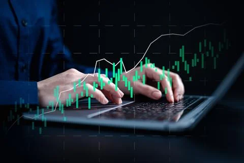 Data scientist analyzed the data to identify trends and patterns. Stock Photos