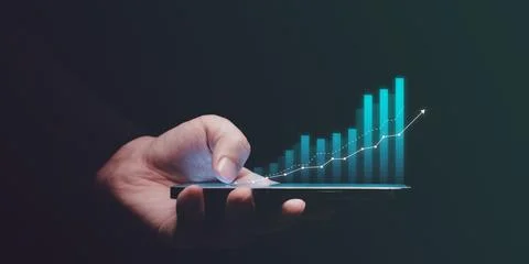 Data scientist analyzed the data to identify trends and patterns. Stock Photos