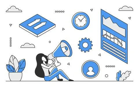 Data scientist expert Stock Illustration