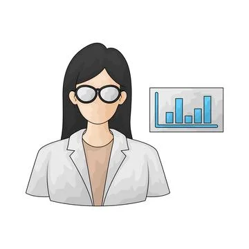 Data scientist illustration Stock Illustration