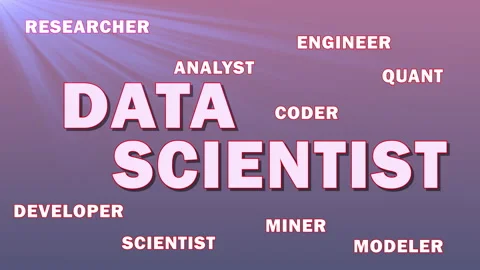 Data Scientist — A professional who analyzes and interprets complex digital Stock Footage 309381659