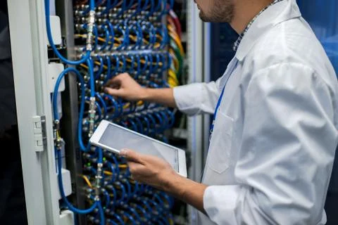 Data Scientist  Working with Servers 写真素材
