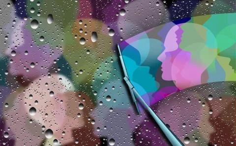 Data Scraping Illustrazione stock