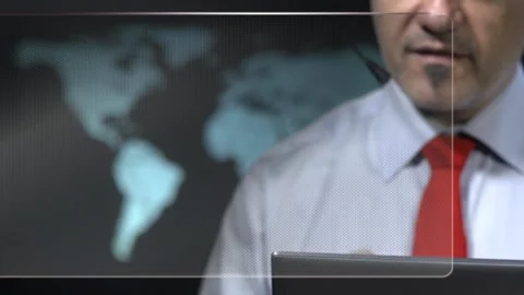 Data Screen Stock Footage 200155066