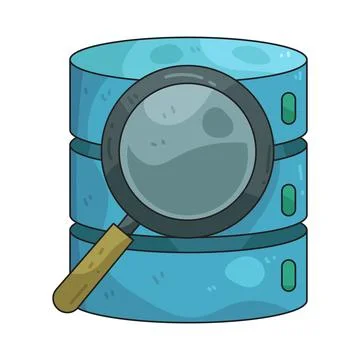 Data Search illustration Stock Illustration