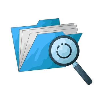 Data Search illustration 스톡 일러스트