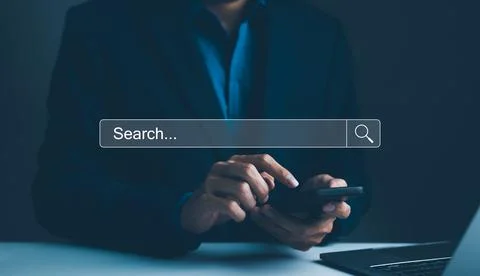 Data search technology concept. SEO Search Engine Optimization, Stock Photos