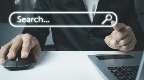 Data Search Technology Search Engine Optimization. Stock Photos