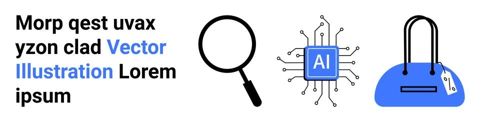 Data security, AI innovation, research, cybersecurity, technology advancement Illustrazione stock