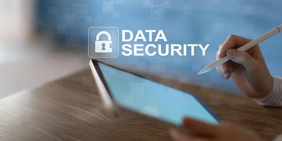 Data Security and Privacy Protection Concept. Stock Photos