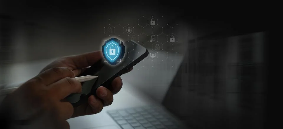 Data security businessman using online computer password privacy data secur.. 写真素材