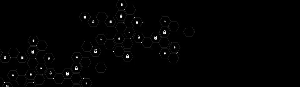 Data security concept. Data protection and safe work. 스톡 일러스트